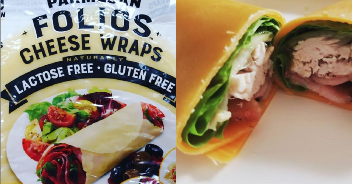 nutrition on folio cheese wraps