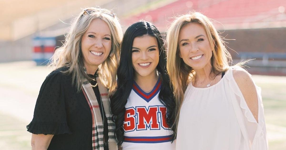 Ally with her mom, Monica Aldama, and her grandma