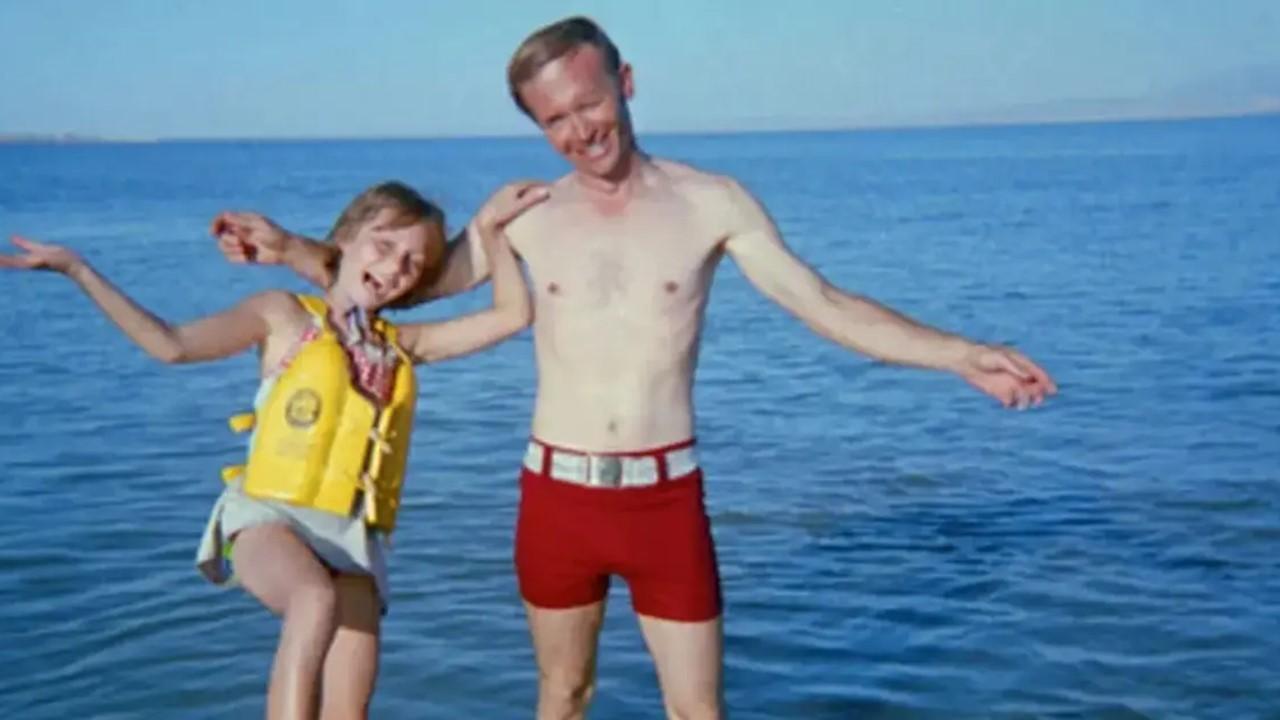 Jan Broberg and Robert Berchtold at a lake