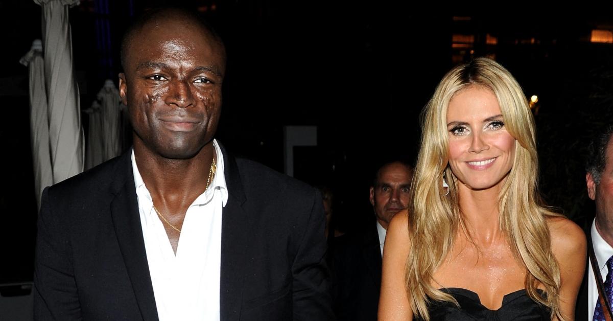 (l-r): Seal and Heidi Klum