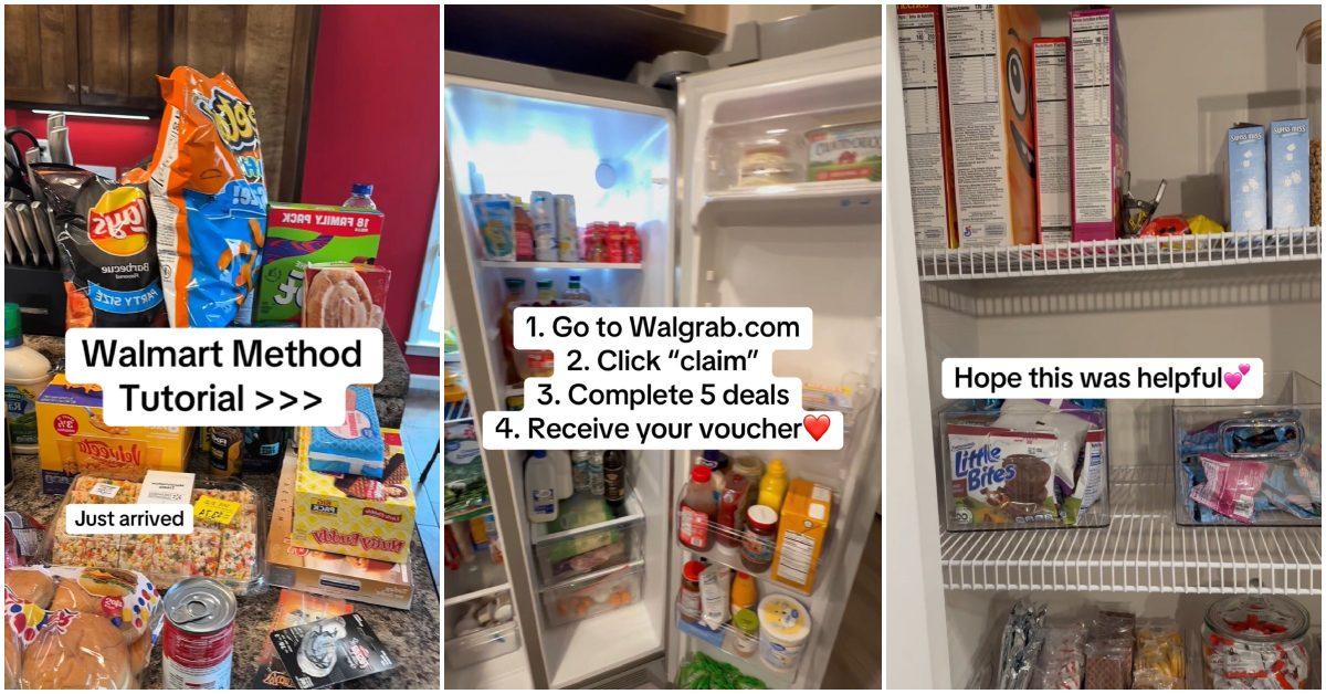 TikToker shares details on Walmart method.
