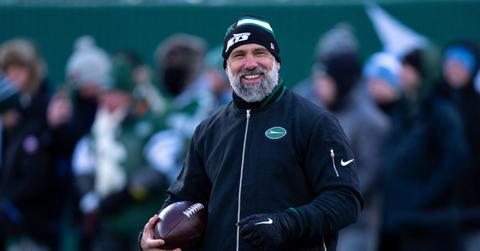 Jeff Ulbrich coaching for the New York Jets.