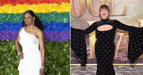 Audra McDonald and Patti Lupone in two side-by-side images.