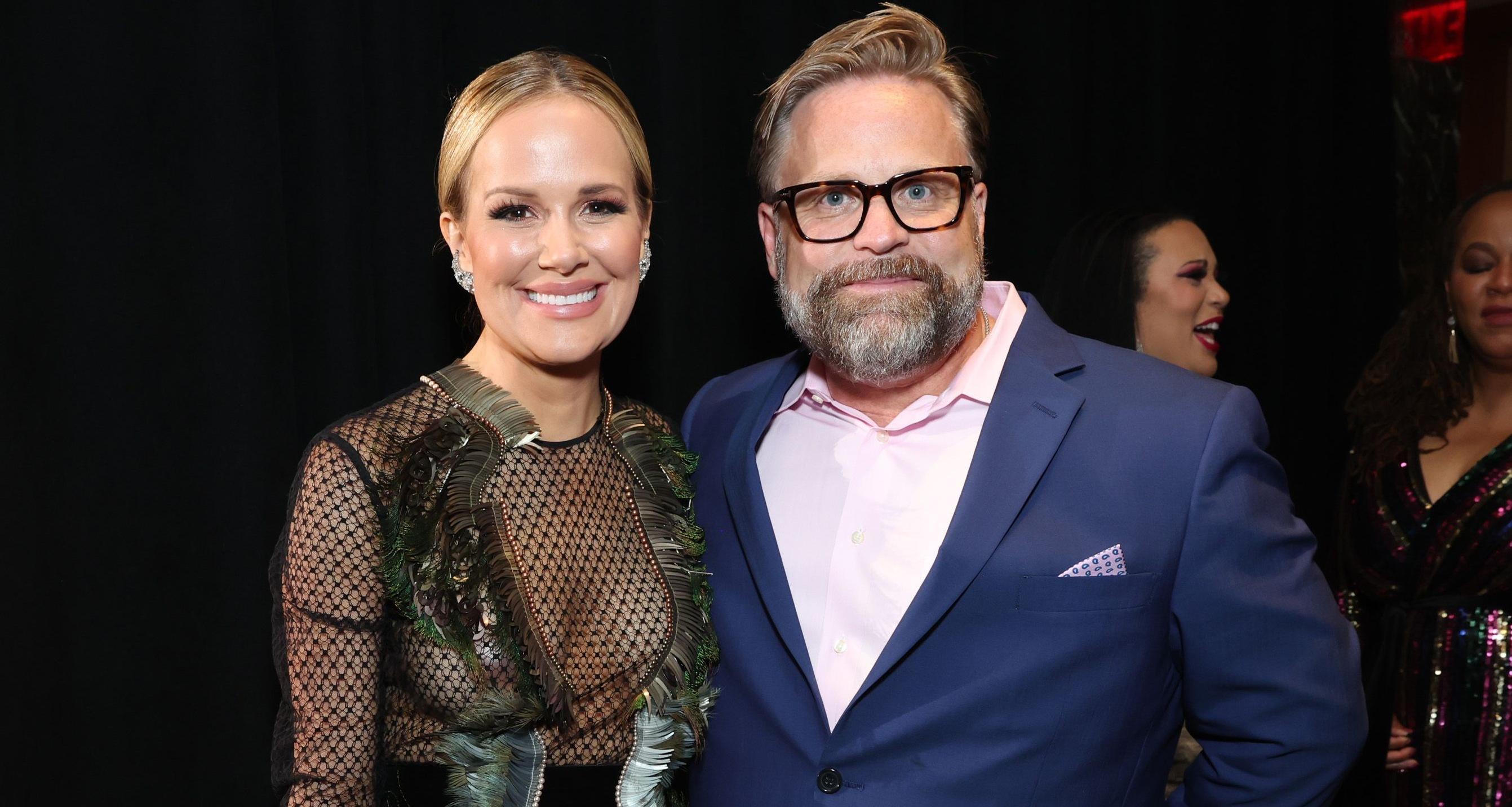 Angie Harrington and Chris Harrington attend the 33rd Annual GLAAD Media Awards