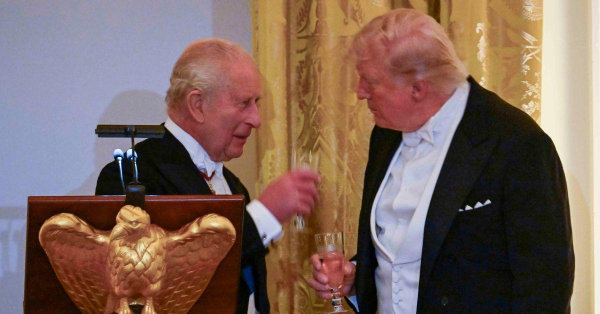 King Charles III and President Donald Trump