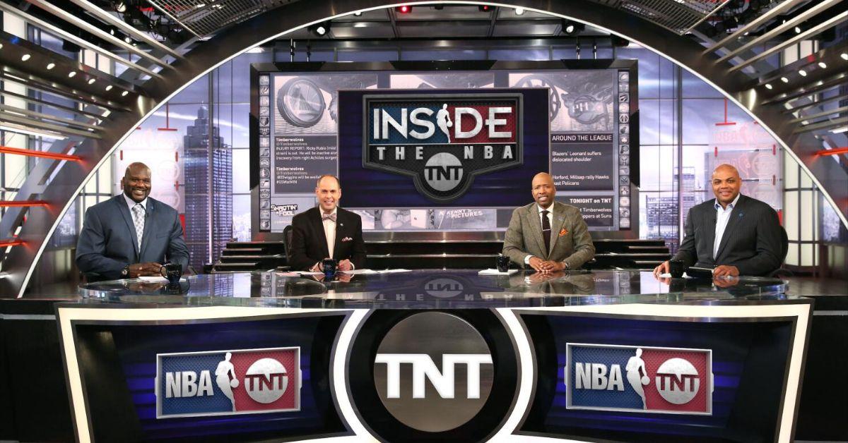 'Inside the NBA' in their studio set.