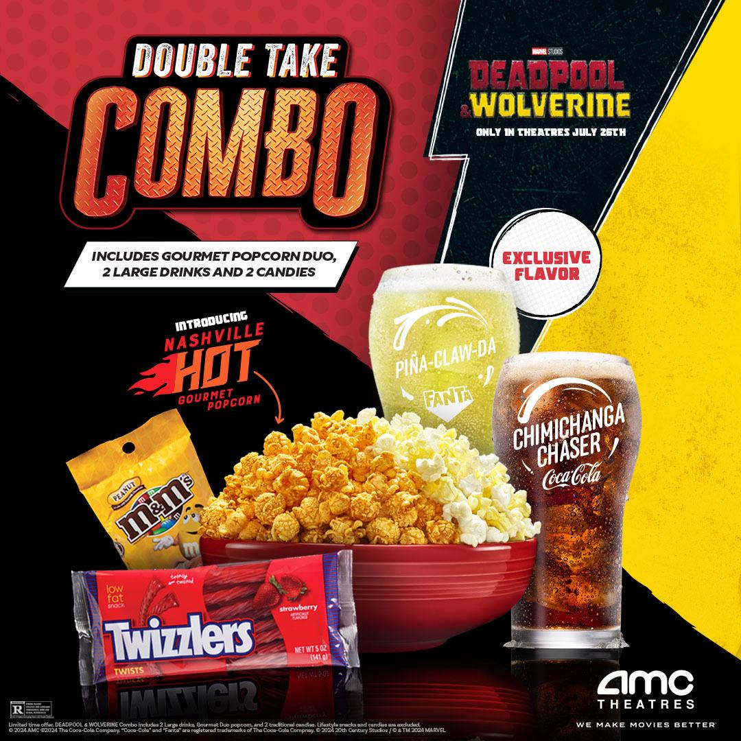 The Double Take Combo from AMC commemorating Deadpool & Wolverine