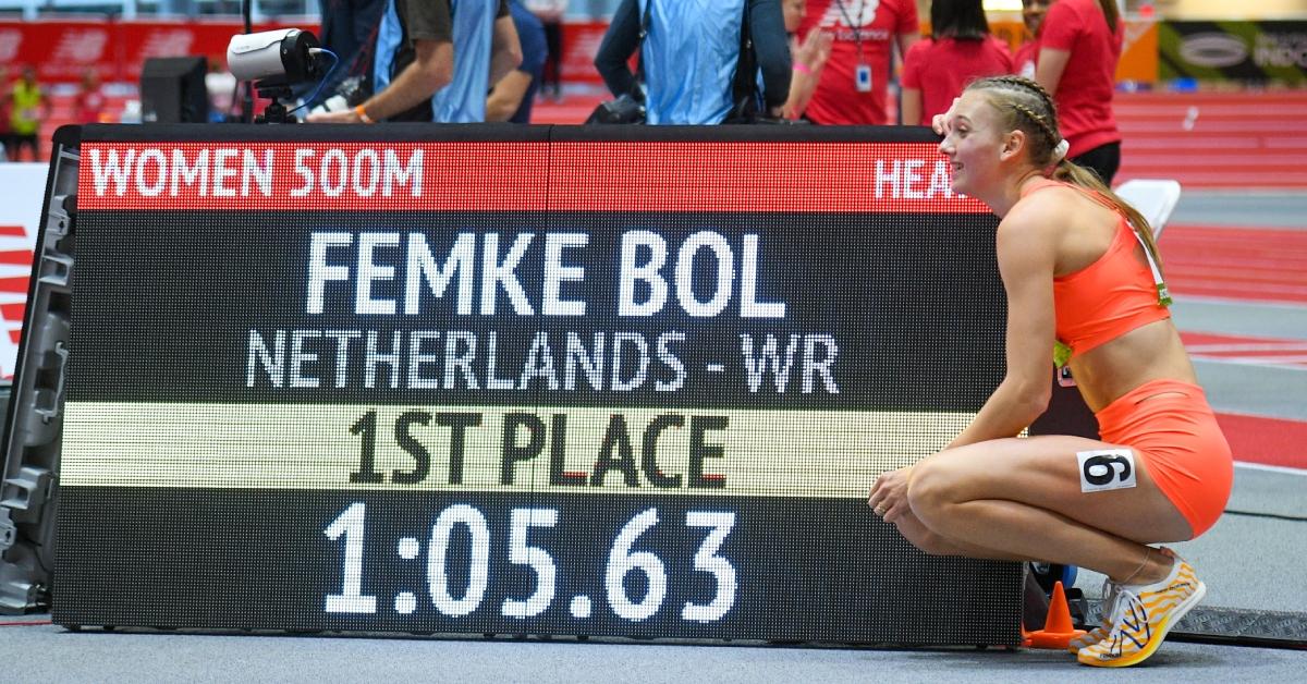 Femke Bol nakon postavljanja svjetskog rekorda na 500 metara za žene 2023