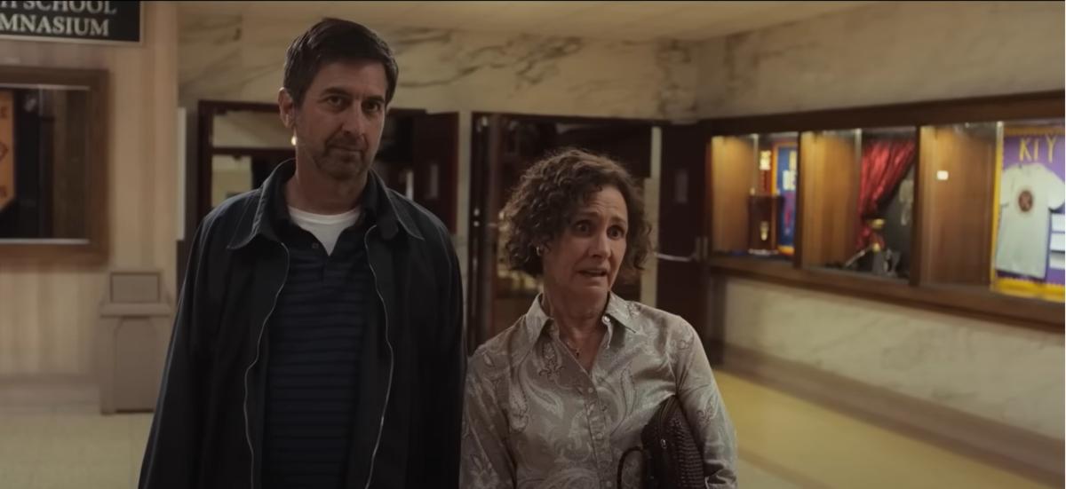 'Somewhere in Queens' stars Ray Romano and Laurie Metcalf walking together