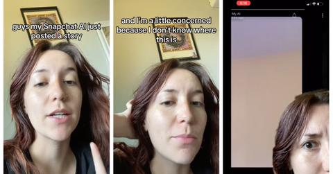 TikTok about Snapchat AI sharing story