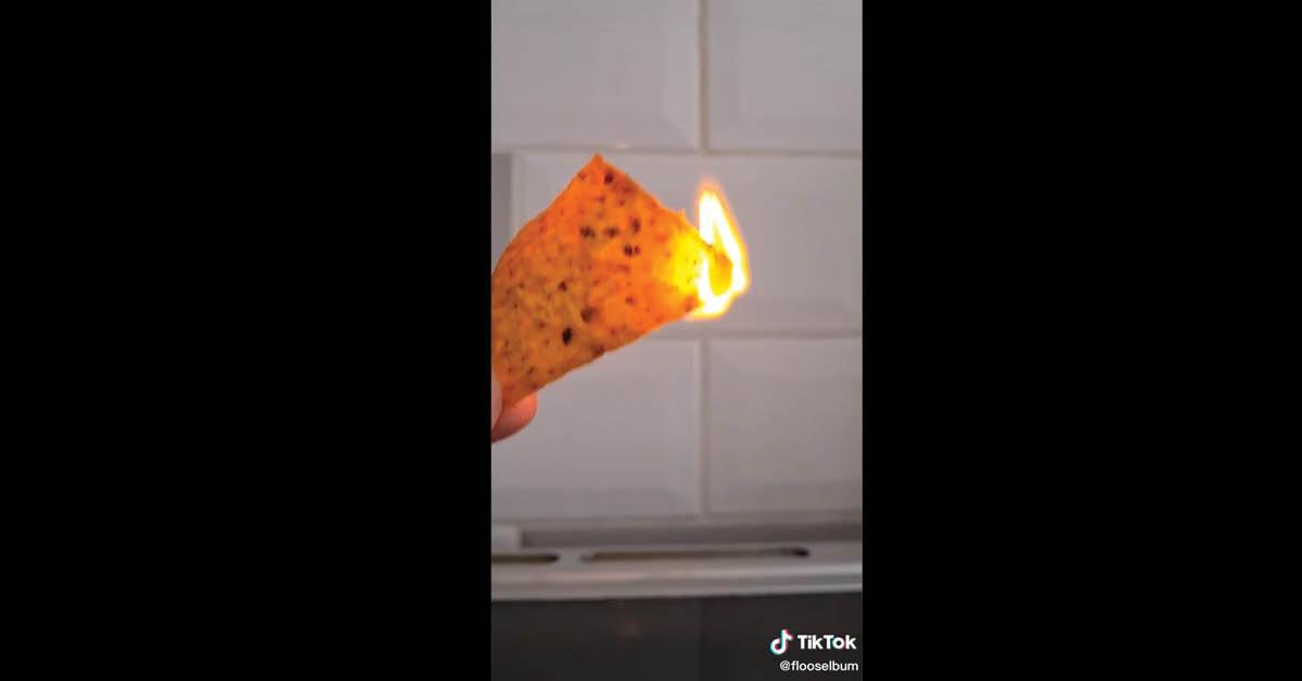 Corn Chip Fire Starter Hack on TikTok Shows Doritos Can Start a Fire