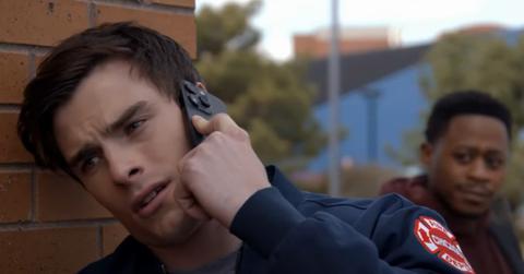 Darren Ritter overhearing Jack Damon on the phone on 'Chicago Fire'