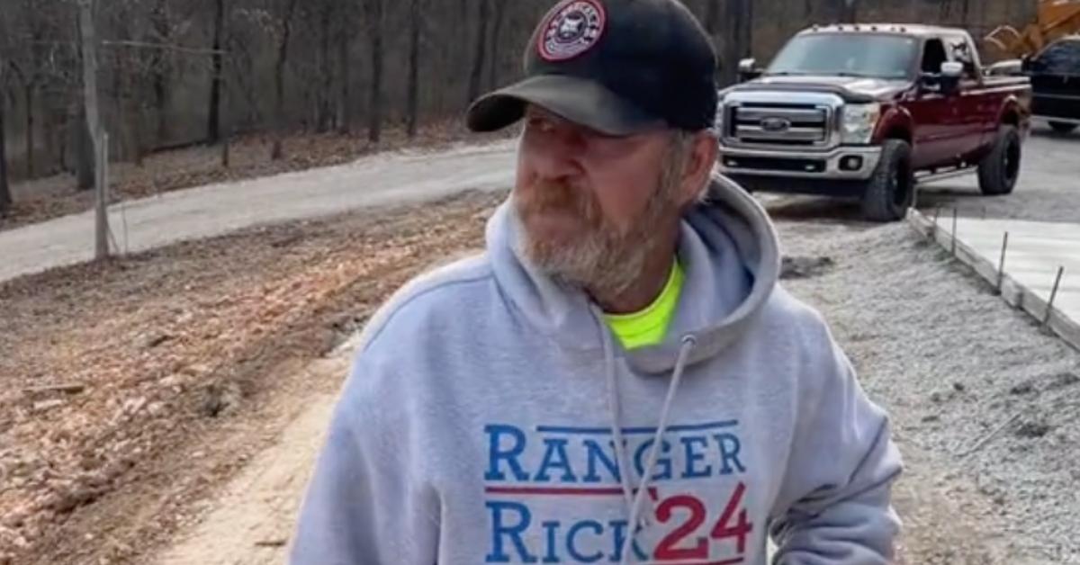 tiktok star ranger rick wearing a ranger rick sweatshirt