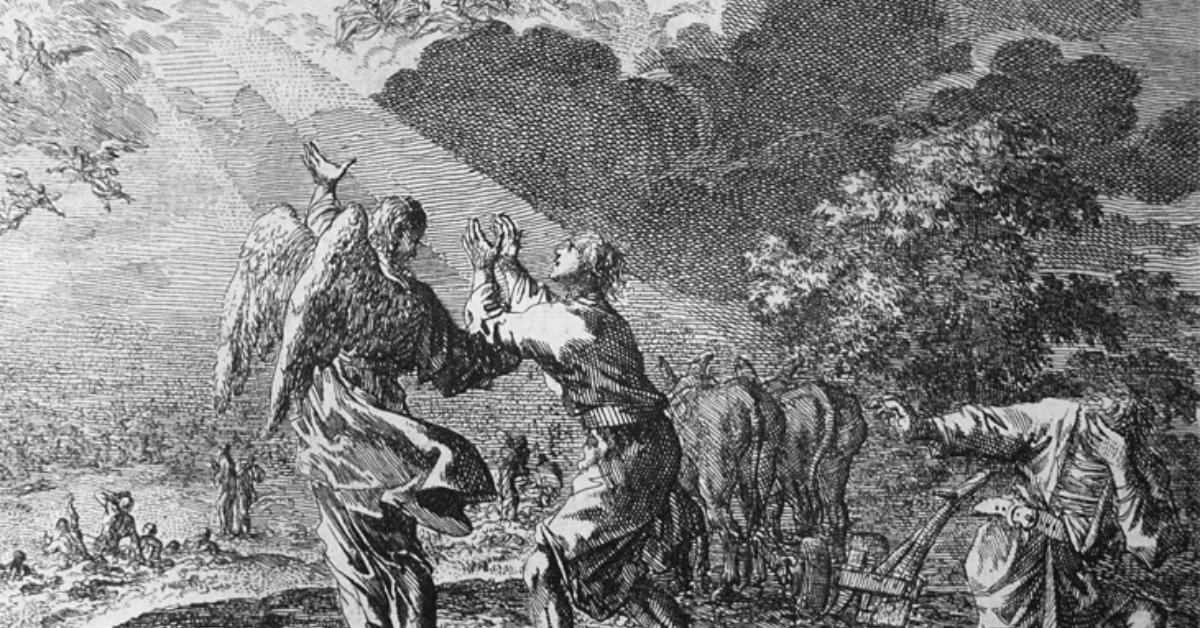 The Rapture from Bowyer's Bible, Bolton, England