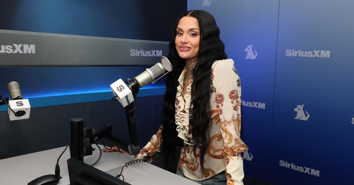 Kehlani visits SiriusXM Studios on June 24, 2024 in New York City.