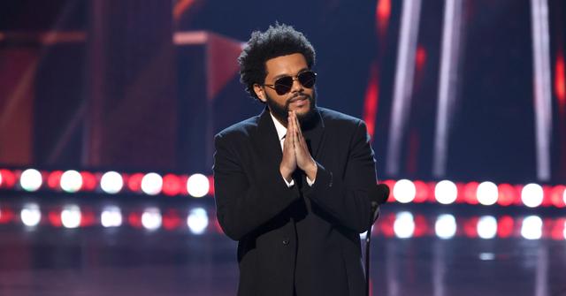 Canadian singer The Weeknd.