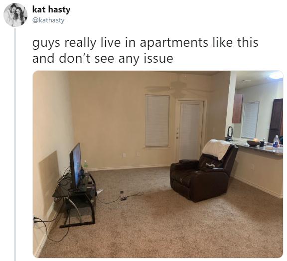 People Horrified With How Guys Live Turn It Into A Meme   How Men Live Meme 3 1545157409143 