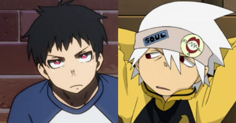 Shinra Kusakabe and Soul Evans