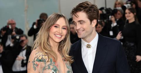 Suki Waterhouse and Robert Pattinson at the Met Gala in 2023