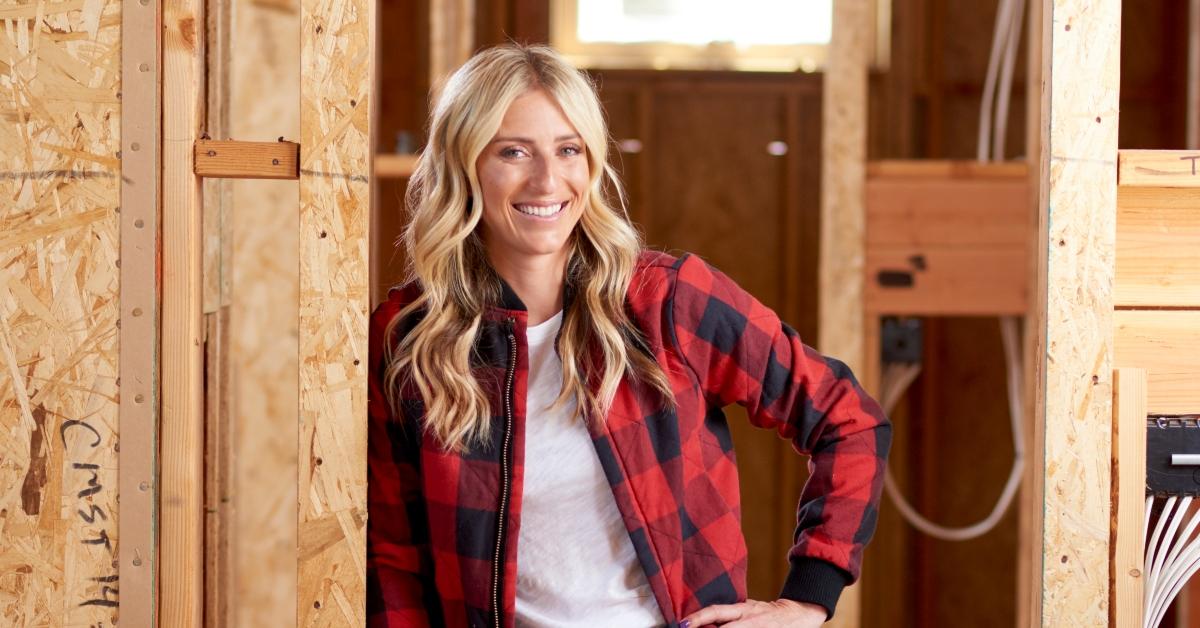 Jasmine Roth during the construction of her home in Huntington Beach, California, in 2018