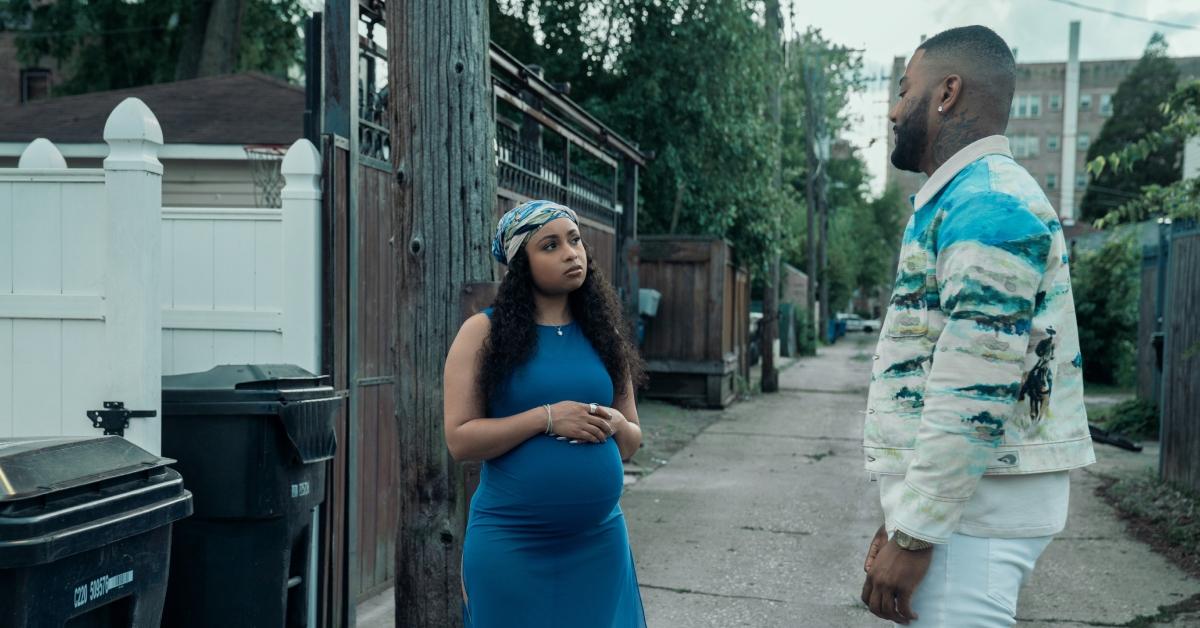 (l-r): Hannaha Hall as Tiff and Cortez Smith as Nuck on 'The Chi'