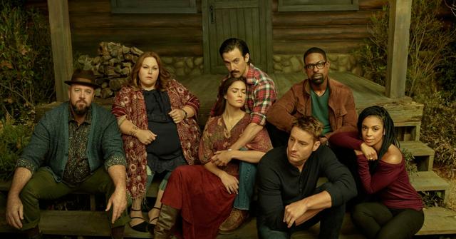 The This Is Us Cast taking a promotional photo.
