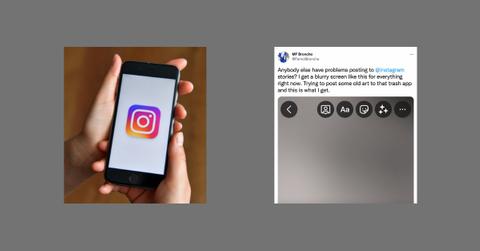 Instagram Stories Blurry