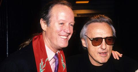 Peter Fonda and Dennis Hopper at Red Rock West Premiere Party at Club USA, New York, April 2, 199