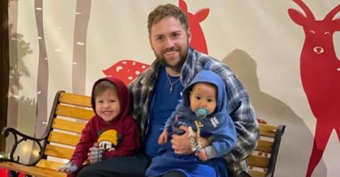 Paul Staehle with sons Pierre (left) and Ethan (right)