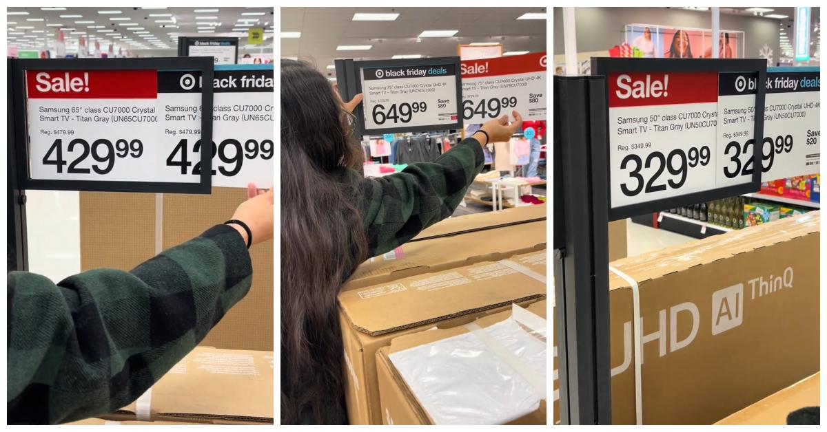 Target Shopper Exposes Store's Bad Black Friday Deals