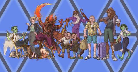 Poc Gukgak, Aelwyn Abernant, Bill Seacaster, the Thistlesprings, Arthur Aguefort, Gilear Faeth, Jawbone, and Sklonda Gukgak.