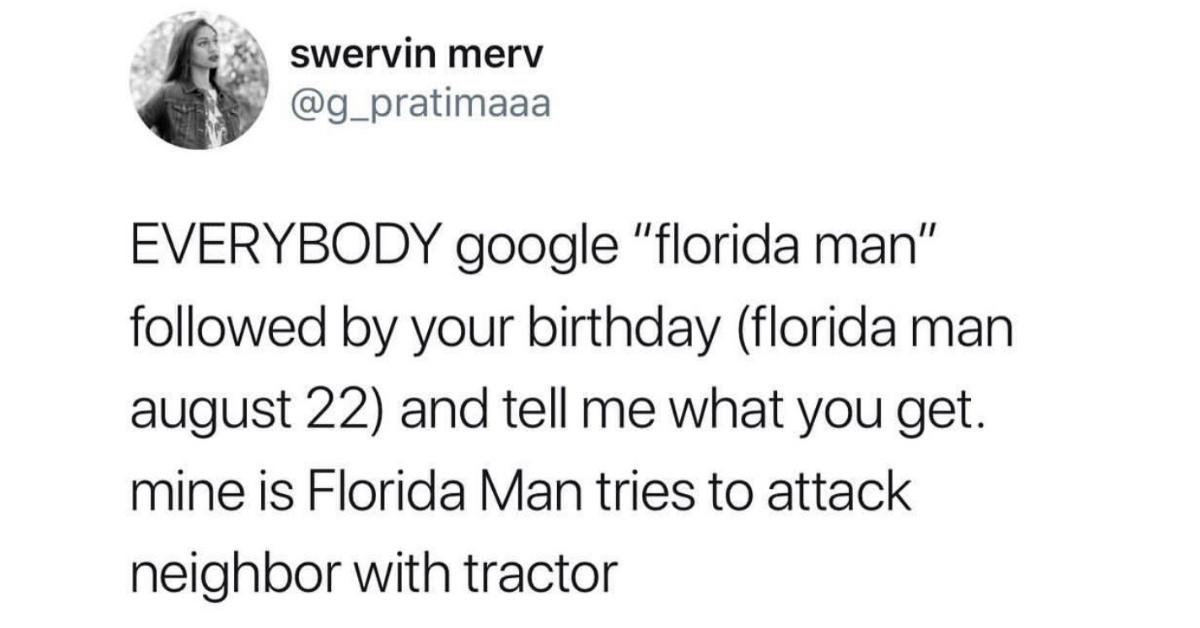 florida man tweet