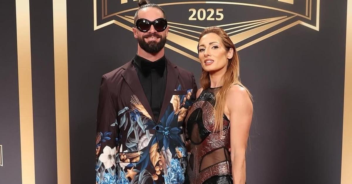 Seth Rollins and Becky Lynch