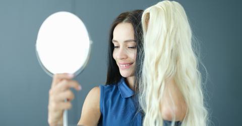 Dyed Synthetic Wig Cover