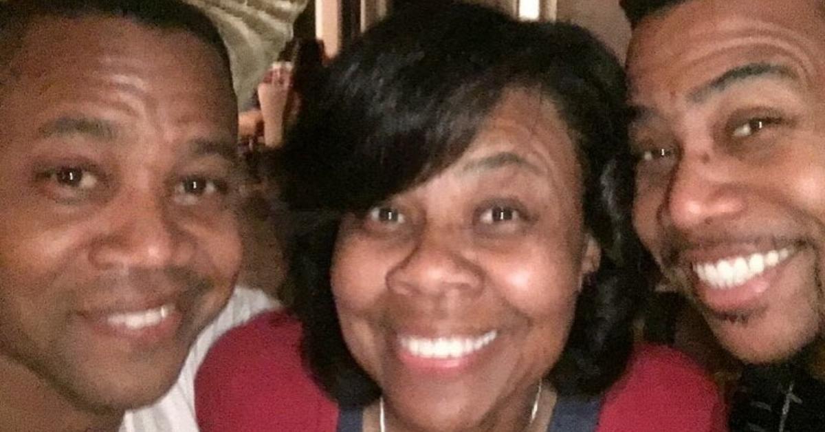 Cuba Gooding Jr. with his sister April and brother Omar.