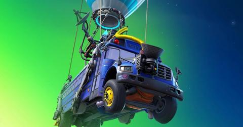 The Battle Bus in 'Fortnite'