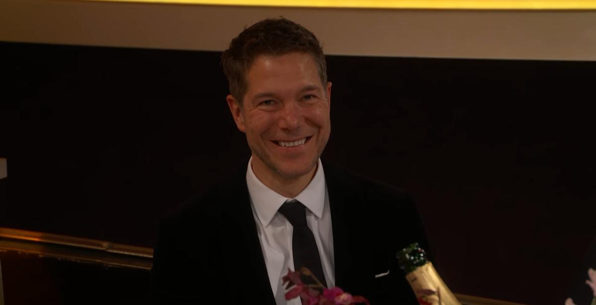 Jessie Buckley’s husband Freddie at the 2026 Golden Globes.