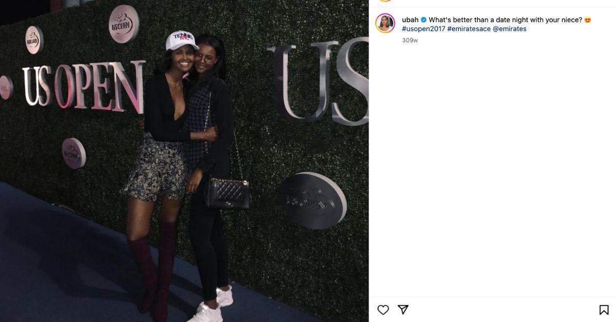 Ubah Hassan and her niece attend the 2017 US Open in New York City