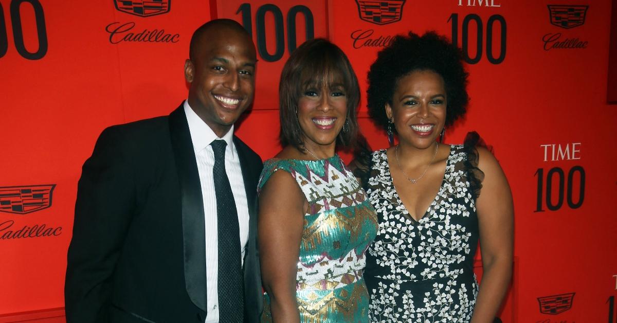 Gayle King and her children Kirby and William