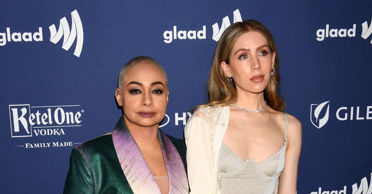 (l-r): Raven-Symoné and her wife, Miranda Maday
