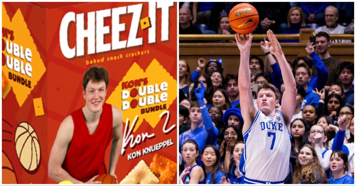 NBA star Kon Knueppel endorses Cheez-Its.