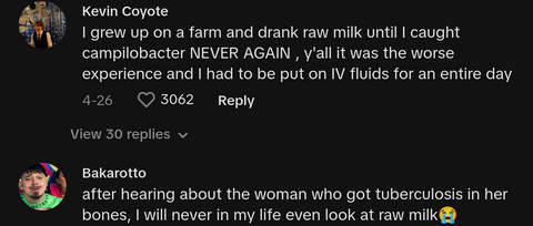 drinking raw milk dangerous