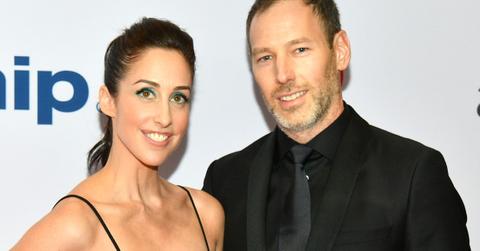 (L-R) Catherine Reitman and Philip Sternberg at the 2019 International Emmy Awards Gala