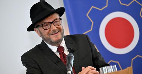 George Galloway speaks during his party's manifesto launch at the Voco hotel on June 19, 2024