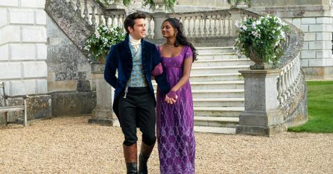 Anthony Bridgerton (Jonathan Bailey) and Kate Sharma (Simone Ashley)