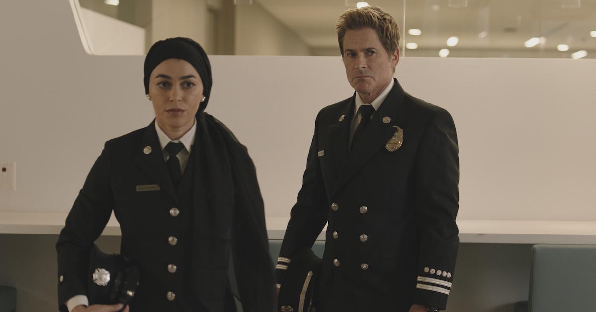 Natacha Karam and Rob Lowe in '9-1-1: Lone Star'