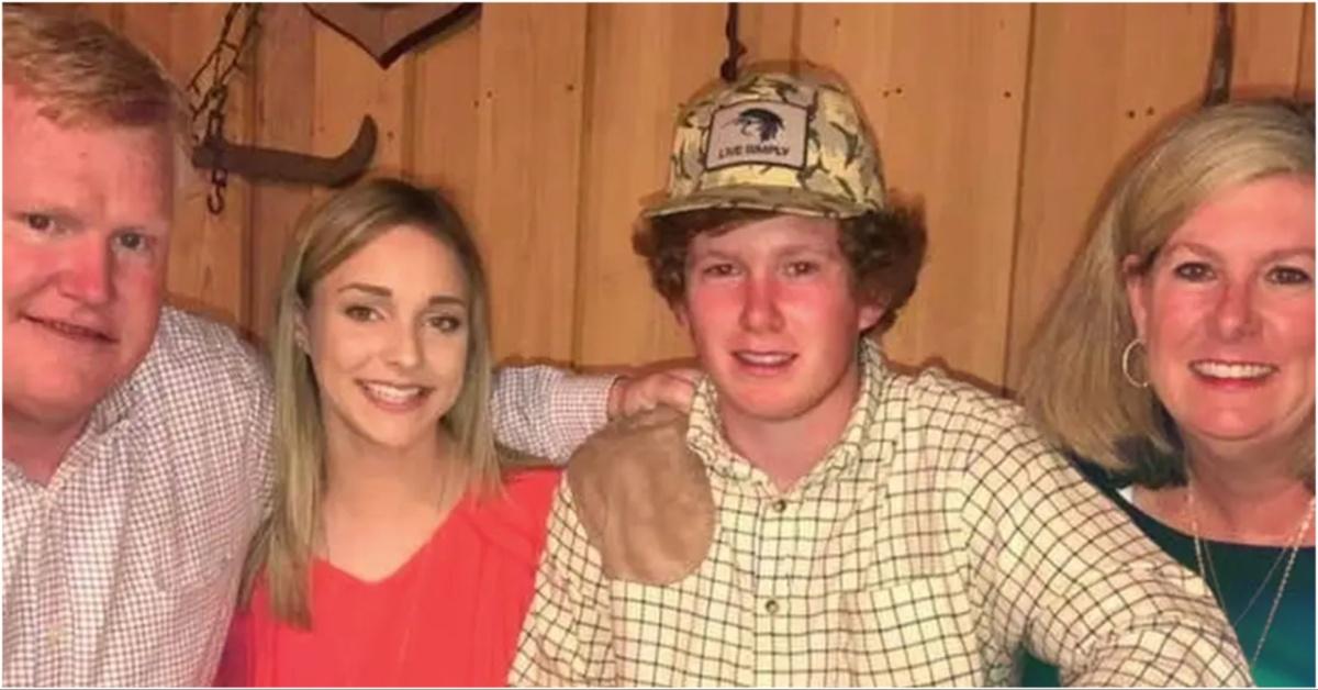 Alex Murdaugh and his family in a photo from the Netflix documentary