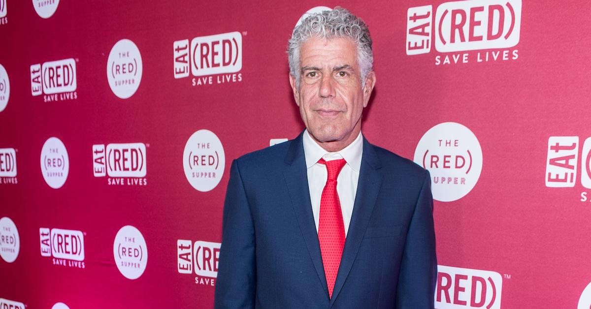 Anthony Bourdain attends The (RED) Supper at 225 Liberty Street on June 2, 2016 in New York City