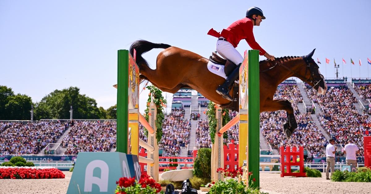 American Martin Boyd en his horse Federman B pictured in action.