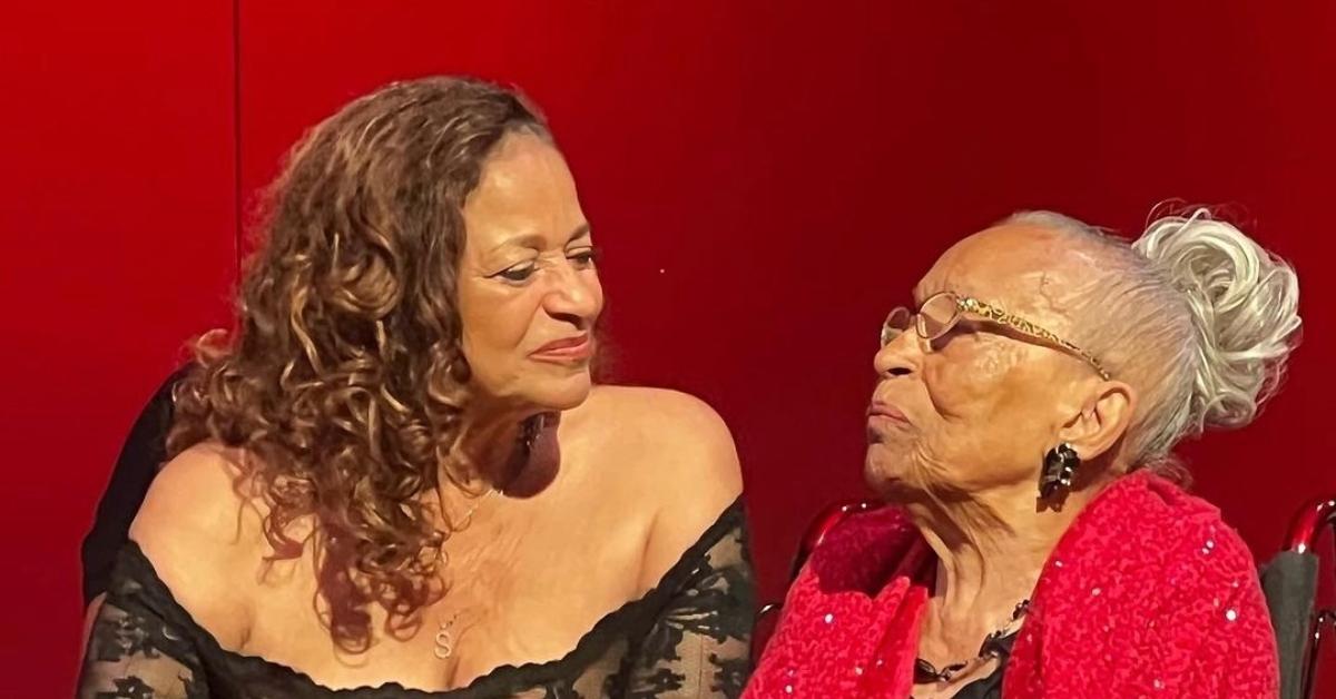 (l-r): Debbie Allen and her mother, Vivian Ayers Allen